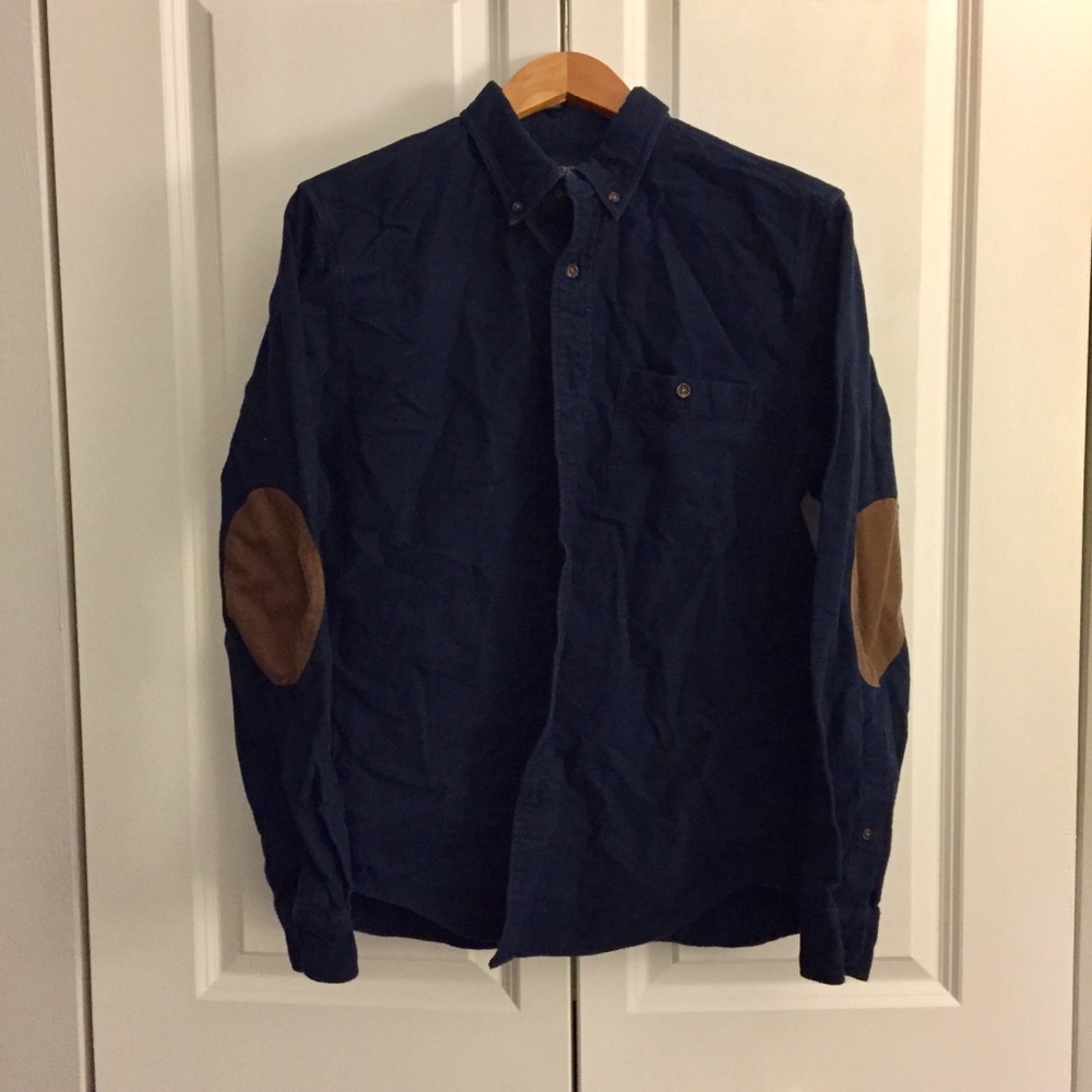 J Crew Elbow Patch Shirt